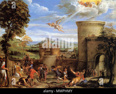 'The Martyrdom of St. Stephen' by Annibale Carracci, an oil painting ...