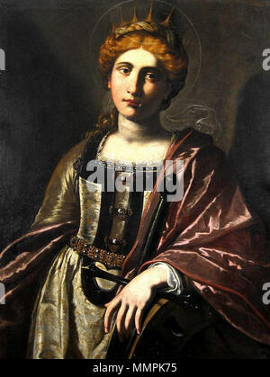 . Saint Catherine of Alexandria  . circa 1600.   Antiveduto Grammatica  (1571–1626)     Alternative names Antiveduto Gramatica  Description Italian painter  Date of birth/death circa 1571 1626  Location of birth/death Rome Rome  Work period Baroque  Work location Rome  Authority control  : Q2565172 VIAF:?1725721 ISNI:?0000 0000 7969 4383 ULAN:?500015547 LCCN:?n95117020 WGA:?GRAMATICA, Antiveduto WorldCat Antiveduto Grammatica Saint Catherine of Alexandria Stock Photo