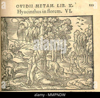 Apollo e Giacinto - 1563 - da - Metamorphoses ed. Johann Spreng ill. Virgil  Solis (Frankfurt-am-Main 1563). dett Stock Photo - Alamy