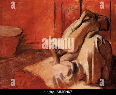 Après le bain - Edgar Degas Stock Photo - Alamy