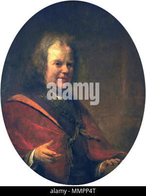 Portrait of Herman Boerhaave (1688-1738).. circa 1722. Arent de Gelder - Herman Boerhaave Stock Photo