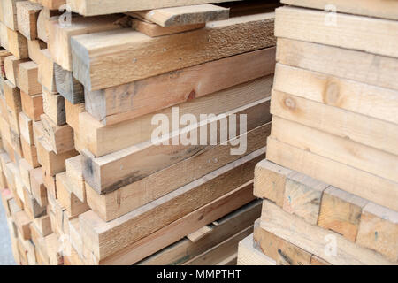 industrial wood work and work safety Stock Photo