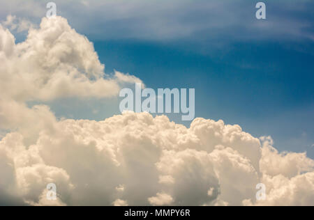 Clouds background cumulonimbus cloud formations before the storm Stock Photo