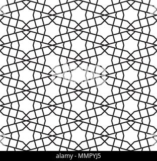Seamless abstract pattern in black and white Stock Vector Image & Art ...