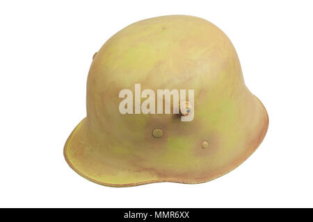 World War One Stahlhelm military helmet Stock Photo