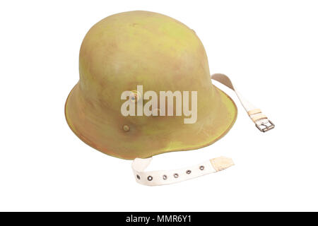 World War One Stahlhelm military helmet Stock Photo
