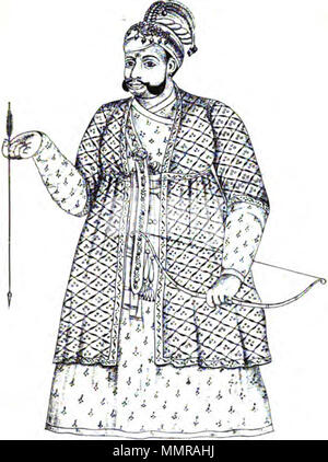 A historical portrait of Bala Rama Vurmah Maha Rajah, an Indian ruler ...