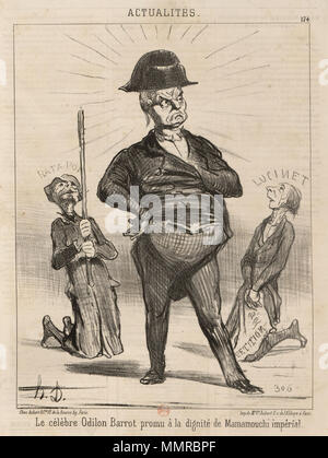 Daumier portrait. French caricaturist (1808-1879 Stock Photo - Alamy