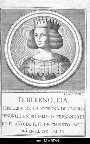 La reina Berenguela de Castilla Stock Photo Alamy