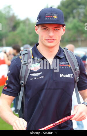 12.05.2018 Max Verstappen (NED) Aston Martin Red Bull Racing at Formula One World Championship,  Spanish Grand Prix, Qualifying, Barcelona, Spain Stock Photo