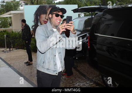 Cannes, France. 13th May, 2018. 71st Cannes Film Festival 2018, Celebrities sightseen on the Croisette. Pictured: Fedez Credit: Independent Photo Agency/Alamy Live News Stock Photo