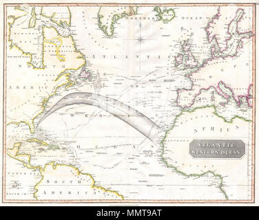 Maps - Noort Zee - German sea outlet - England - - Hand colored