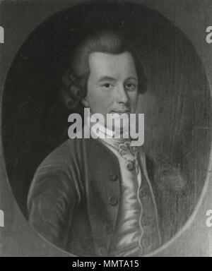 Portrait of Fabian Ernst Staël von Holstein (1727-1772). 18th century. FabianErnstStaelvonHolstein Stock Photo