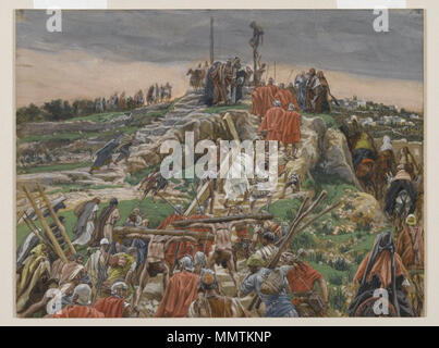 Brooklyn Museum - The Procession Nearing Calvary (Le cortège arrivant au calvaire) - James Tissot Stock Photo