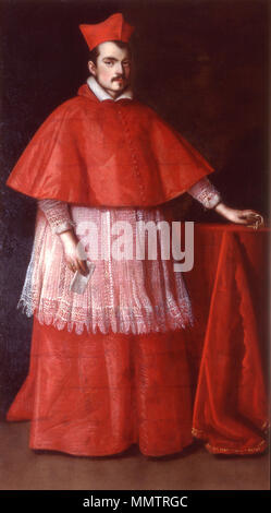 Portrait of Cardinal Ludovico Ludovisi 1621 by Ottavio Leoni Stock