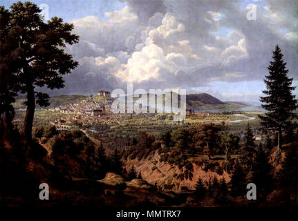 Carl Georg Adolph Hasenpflug - Marburg, Ansicht von Südosten Stock ...