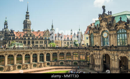 The Baroque 'Zwinger Palace' in Dresden, Germany Stock Photo