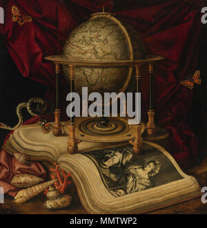 Carstian Luyckx - Vanitas Still Life with Celestial Globe, a Book ...
