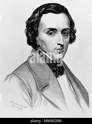 Ary Scheffer Chopin portrait Dordrecht Museum 1847 Stock Photo - Alamy