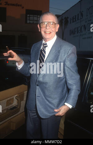 WEST HOLLYWOOD, CA - JULY 13: Actor Milton Berle attend Milton Berle's 82nd birthday party at The Improv on July 13, 1990 in West Hollywood, California. Photo by Barry King/Alamy Stock Photo Stock Photo