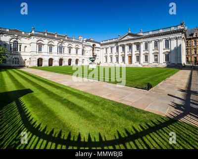 Cambridge University Senate House & Old Schools Building  - Senate House completed in 1730, architect James Gibbs. Old Schools date from 1440-1890. Stock Photo