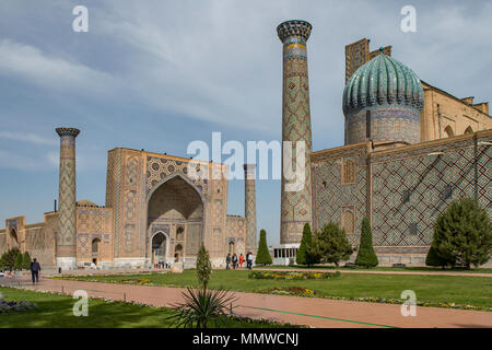 Registan Square, Samarkand, Uzbekistan Stock Photo