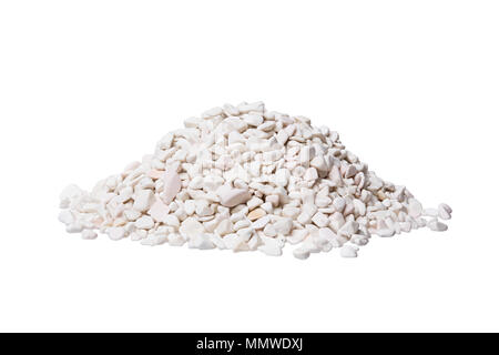 Pile of white natural rock. Stock Photo