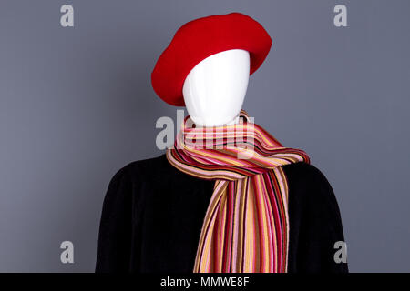 Mannequin in female autumn outfit. Stock Photo