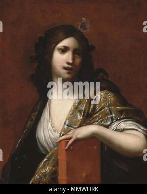 Clio. first half of 17th century. Clio, the Muse of History by Francesco Furini Stock Photo