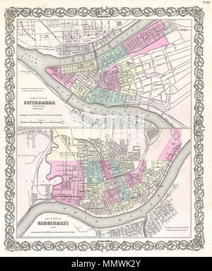 Map of Harrison in Ohio Stock Photo - Alamy