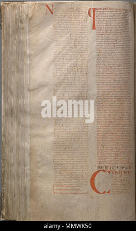 The Codex Gigas, also known as the Devil's Bible, is a 13th-century ...