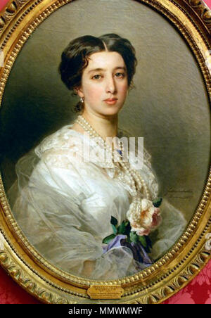 Princess Lina Gourieff Gagarine by Winterhalter Stock Photo - Alamy