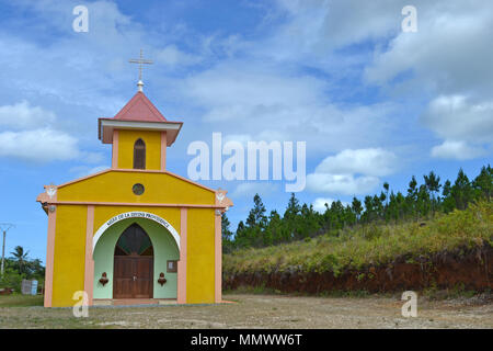 Church of the Mother of Divine Providence, Vao, Isle of Pines, New Caledonia, South Pacific Stock Photo
