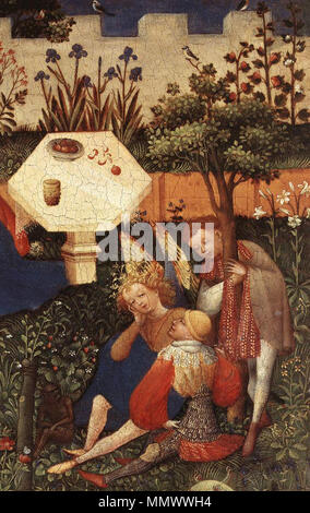 Upper Rhenish Master Upper Rhenish Master - The Garden of Eden (detail Stock Photo - Alamy