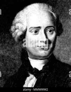 .  Français : Portrait de Jean Le Rond d'Alembert (1717-1783)  . 1753. Dalember Stock Photo