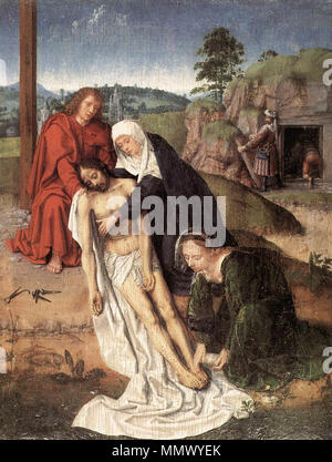 The lamentation over the dead Christ. first half of 16th century. Gerard David - Lamentation - WGA06005 Stock Photo