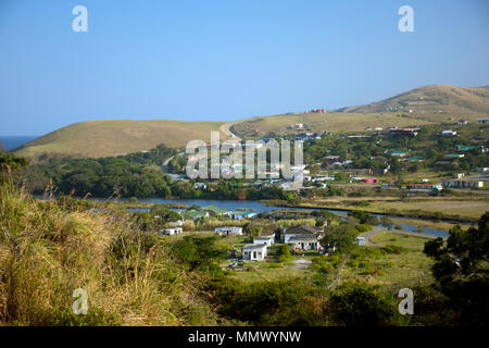 Scenic view of Coffee Bay, Easter Cape Wild Coast, South Africa Stock Photo