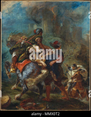 Delacroix, Eugène - The Abduction of Rebecca - 1846 Stock Photo