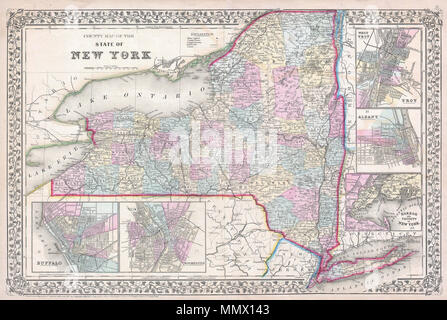 . English: Map of Albany, New York, United States highlighting the ...