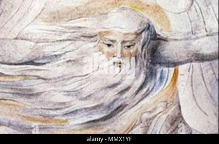 William Blake - Job Confessing his Presumption to God who Answers from ...