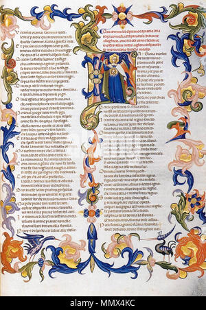 English The Divine Comedy by Dante Alighieri Folio 54r . between