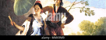 El Quitasol Francisco Goya Detalle Stock Photo Alamy