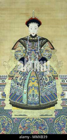 English: The Official Imperial Portrait of Qing Dynasty's
