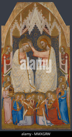 The Coronation Of The Virgin: Central Main Tier Panel 1370-1, Jacopo Di ...