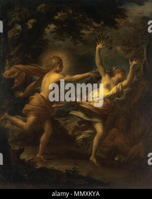 Apollo and Daphne. second half of 17th century. Francesco Trevisani - Apollo and Daphne - WGA23056 Stock Photo