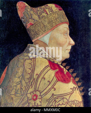 . Deutsch: Porträt des Venezianischen Dogen Francesco Foscari, Museo Civico Correr, Venedig English: Portrait of the Venecian doge Francesco Foscari, Museo Civico Correr, Venice Српски / srpski: Портрет млетачког дужда Франческа Фоскара, Музеј 'Civico Correr', Венеција  . circa 1457–1460 or mid to late 1470s.   Lazzaro Bastiani  (1429–1512)     Description Italian painter  Date of birth/death circa 1430 circa 1512  Location of birth/death Venice Venice  Work period 1449  Work location Venice  Authority control  : Q2358412 VIAF:?315944566 ULAN:?500002908 LCCN:?nr91030131 WGA:?BASTIANI, Lazzaro  Stock Photo
