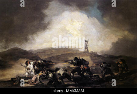 Español: Escena de guerra English: Robbery . circa 1808. Francisco de Goya y Lucientes - Robbery - WGA10019 Stock Photo