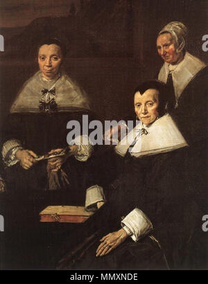 Regentesses of the Old Men's Almshouse (detail). 1664. Frans Hals - Regentesses of the Old Men's Almshouse (detail) - WGA11185 Stock Photo