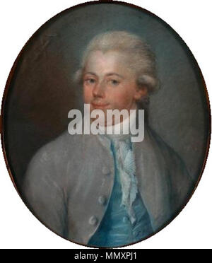 JeanBaptiste VAN DIEVOET (17471821), pastel 1774 (56x47cm Stock Photo