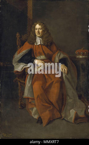 .  Deutsch: Porträt Philip Whartons, 4. Baron Wharton]] (1613-1696) English: Portrait of Philip Wharton, 4th Baron Wharton (1613-1696)  Philip, 4th Lord of Wharton. 1685. 4thLordWharton Stock Photo